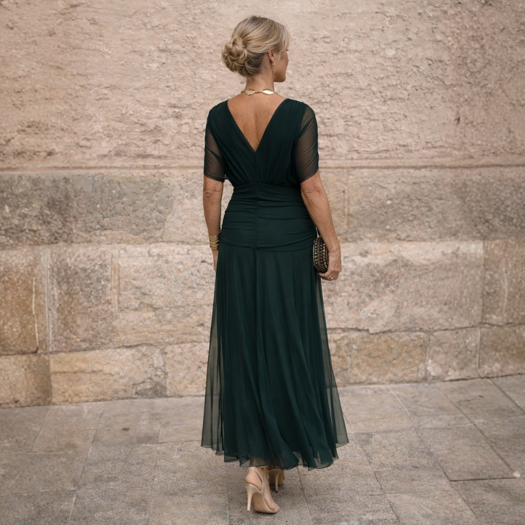 Morgan | Abito Smeraldo Elegante