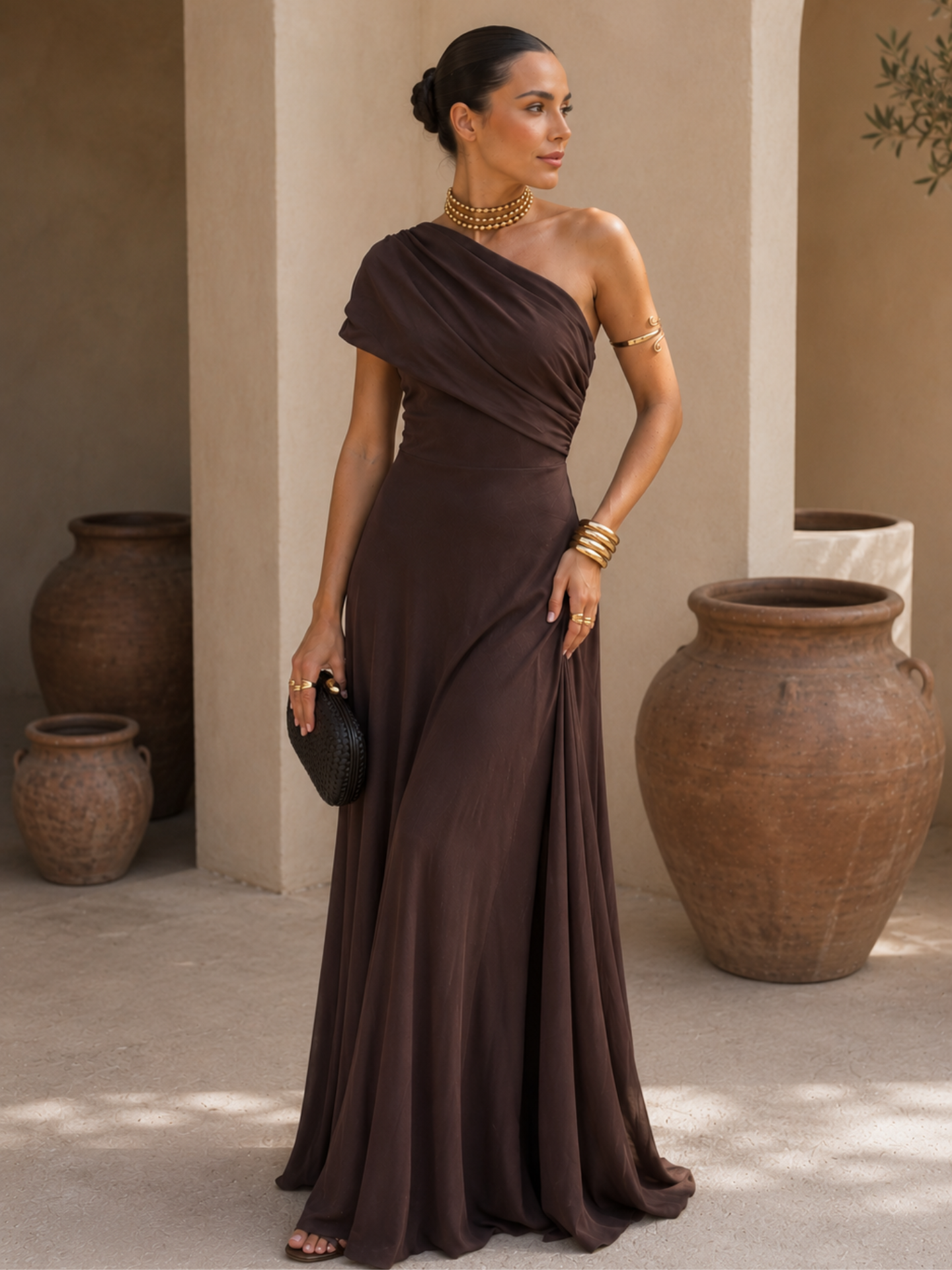 Vestito Toledo marrone