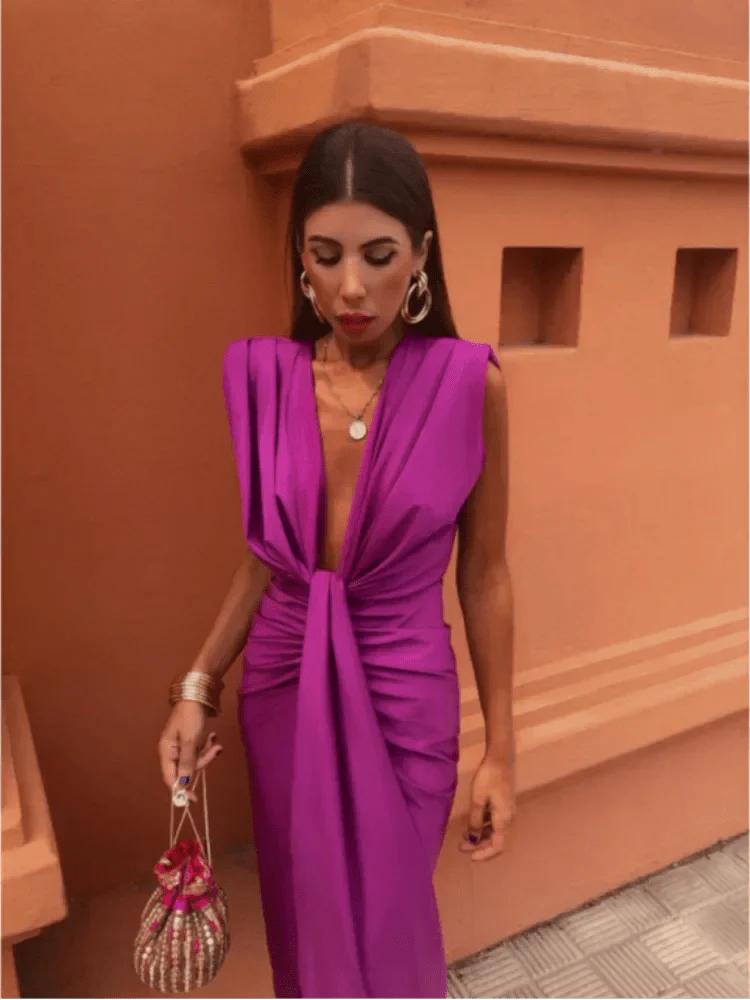 Abito in Raso Elegante
