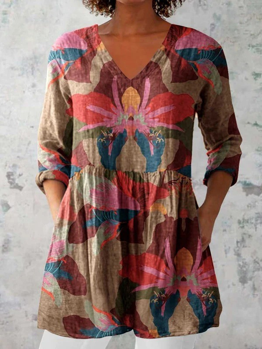 Sarah | Camicetta elegante con scollo a V lungo
