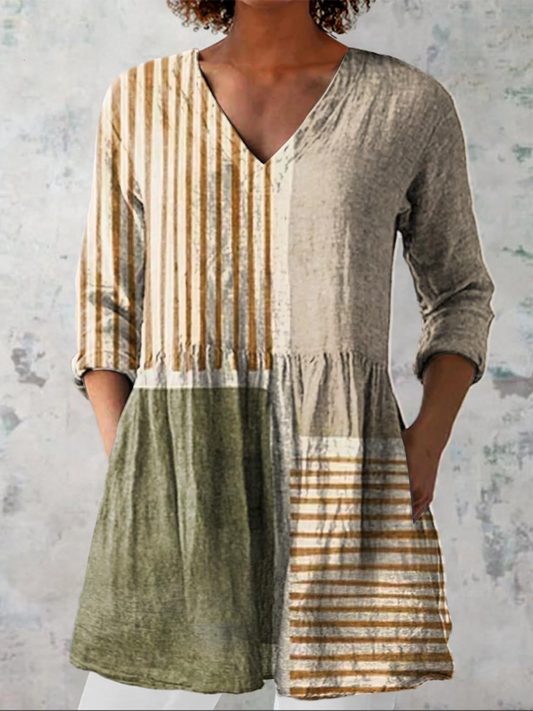 Camille | Camicetta elegante con scollo a V lungo