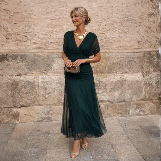 Morgan | Abito Smeraldo Elegante