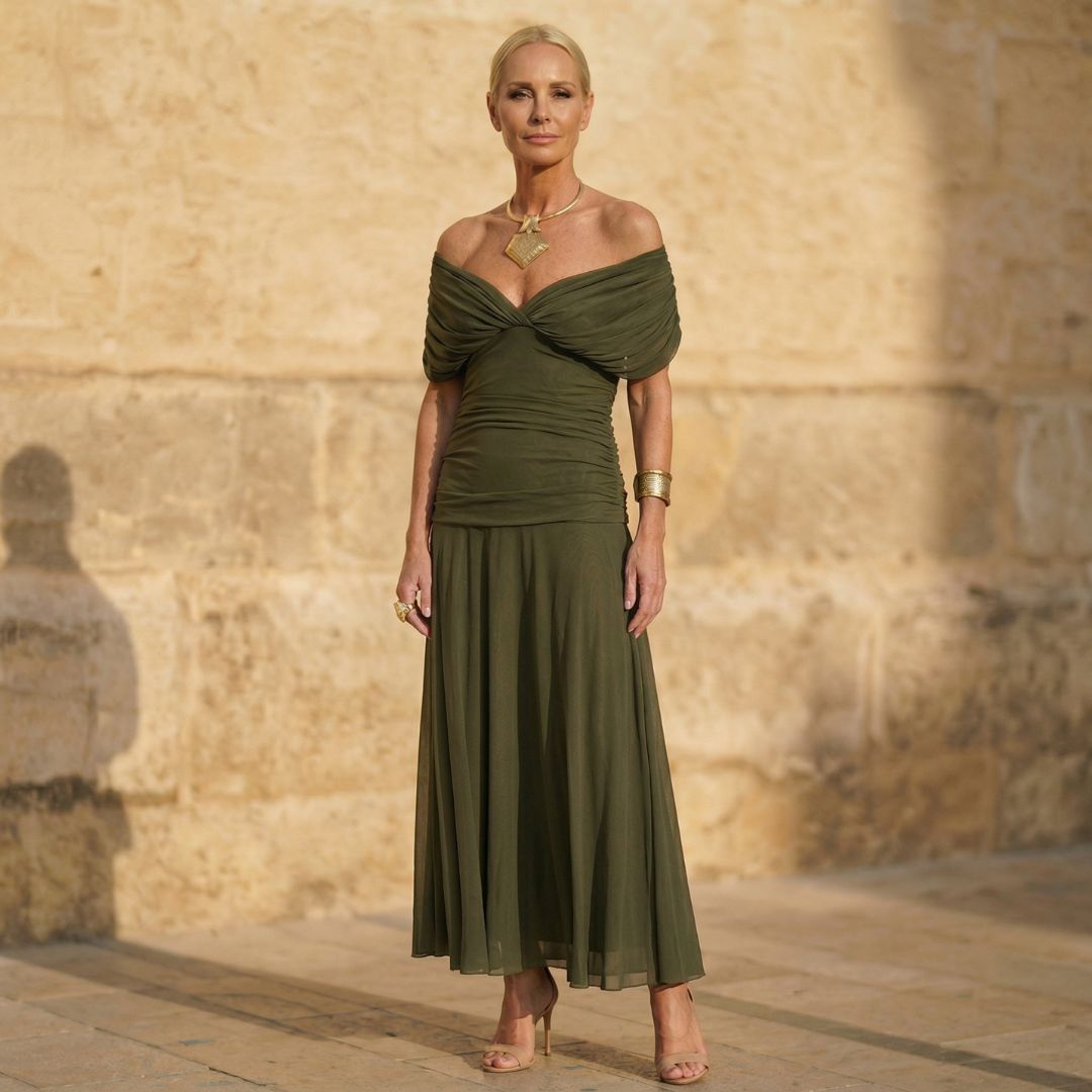 Jade | Vestito verde smeraldo senza tempo