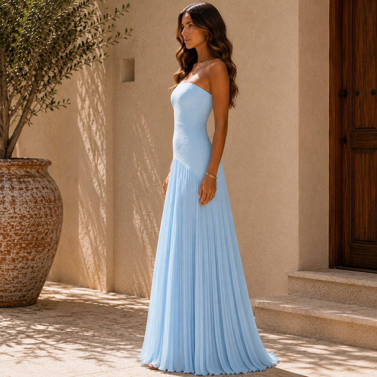 Vestito a spalle scoperte