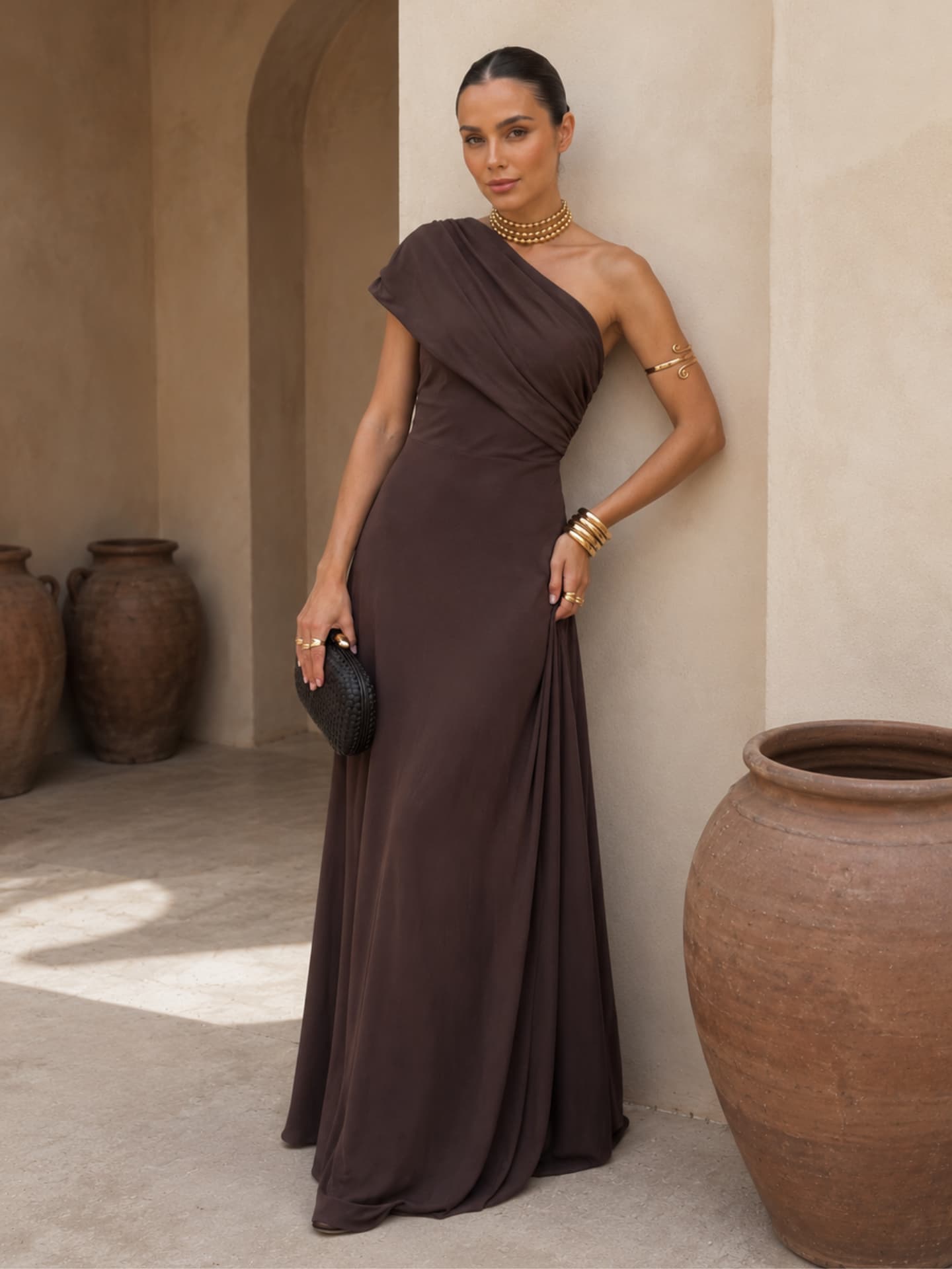 Vestito Toledo marrone