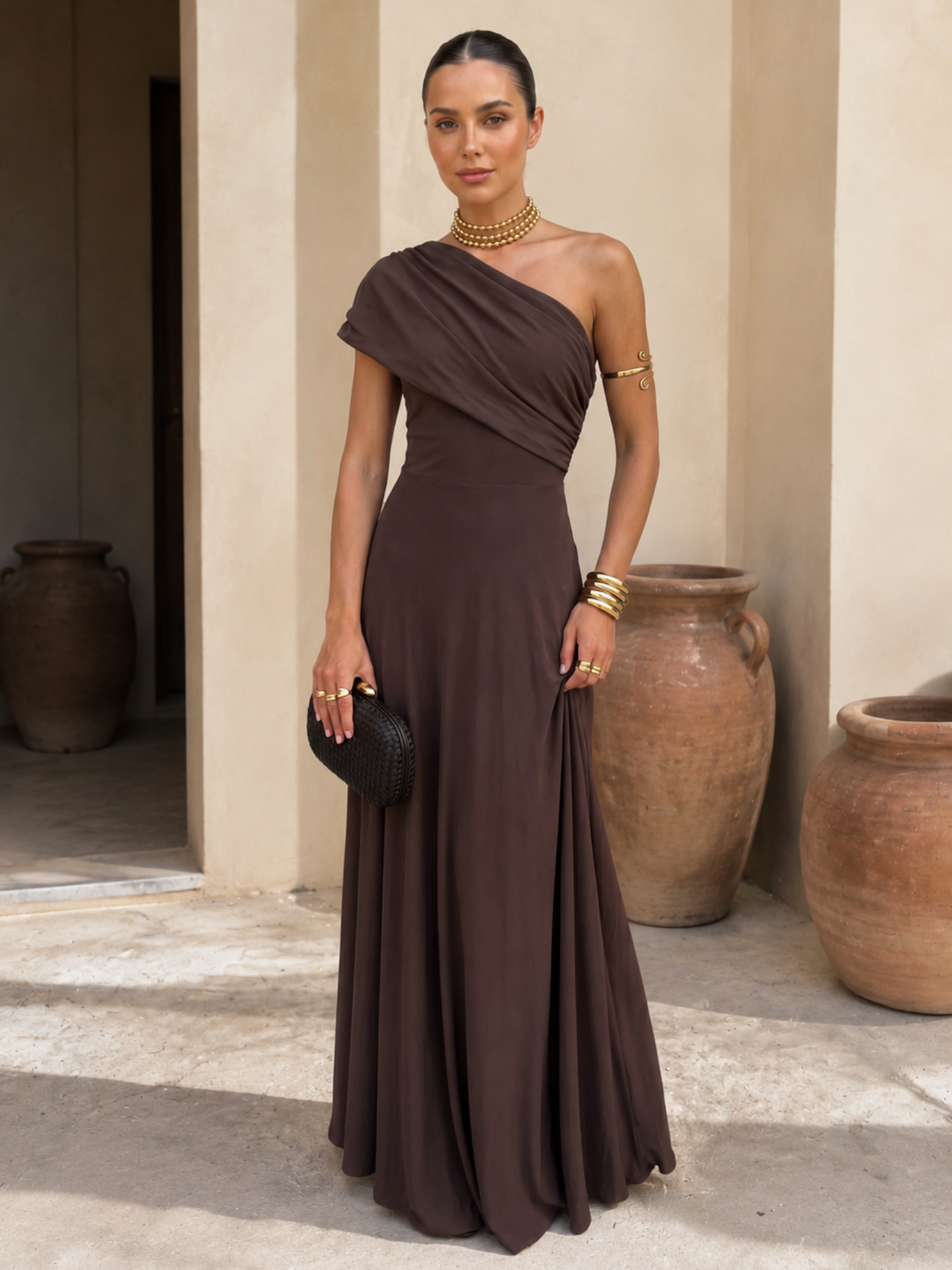 Vestito Toledo marrone
