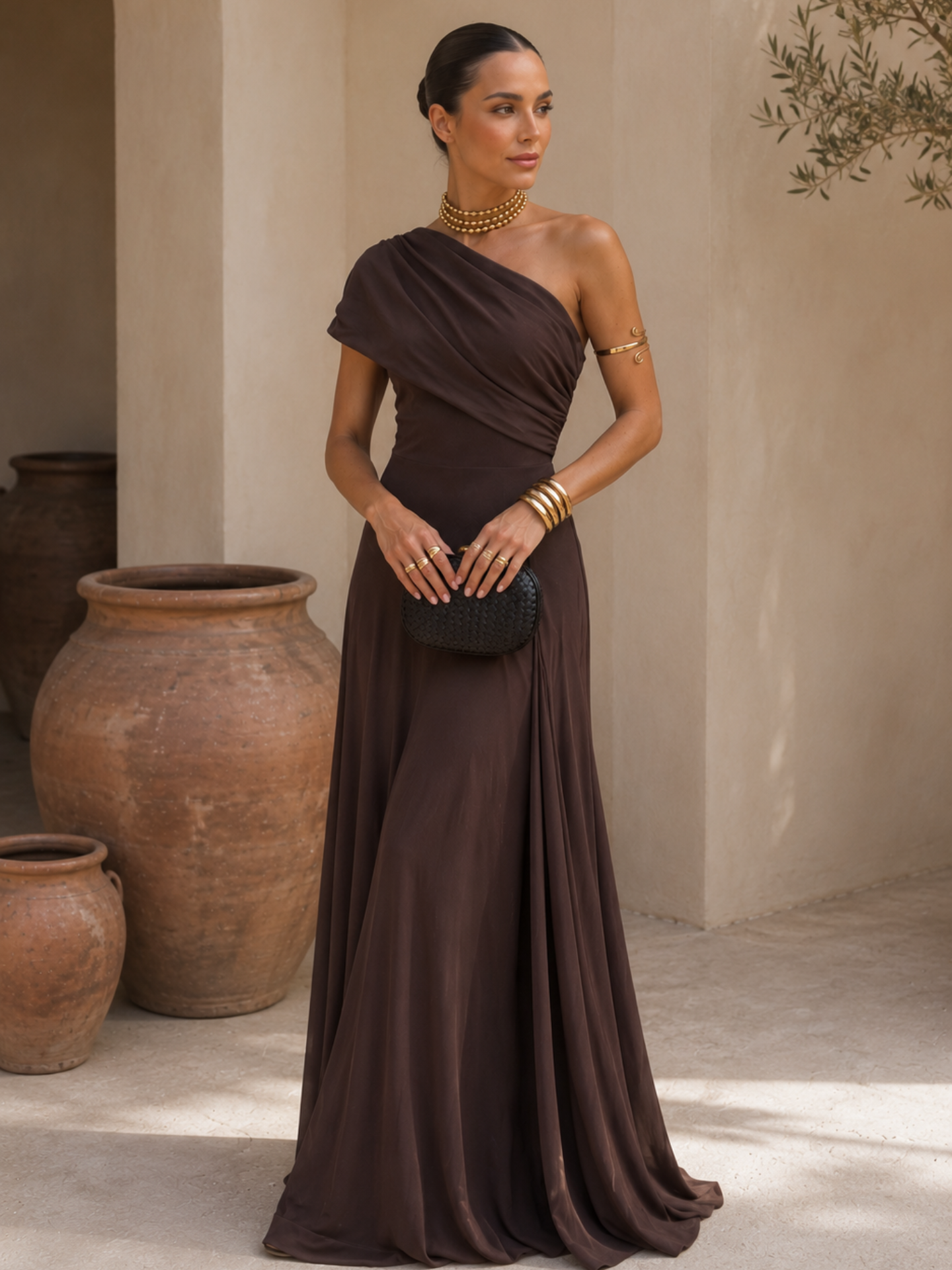 Vestito Toledo marrone