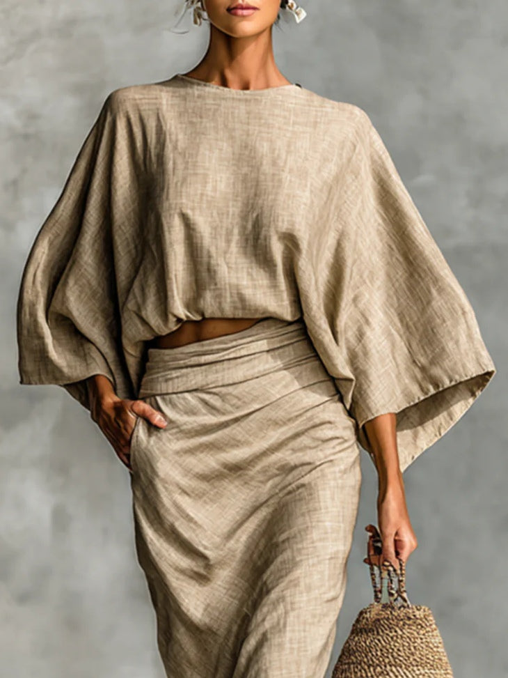 Giulia – Elegante completo due pezzi con gonna