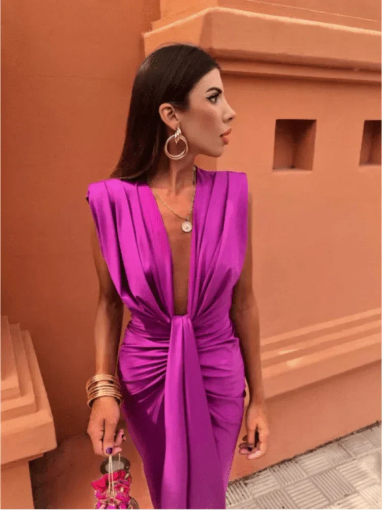 Abito in Raso Elegante