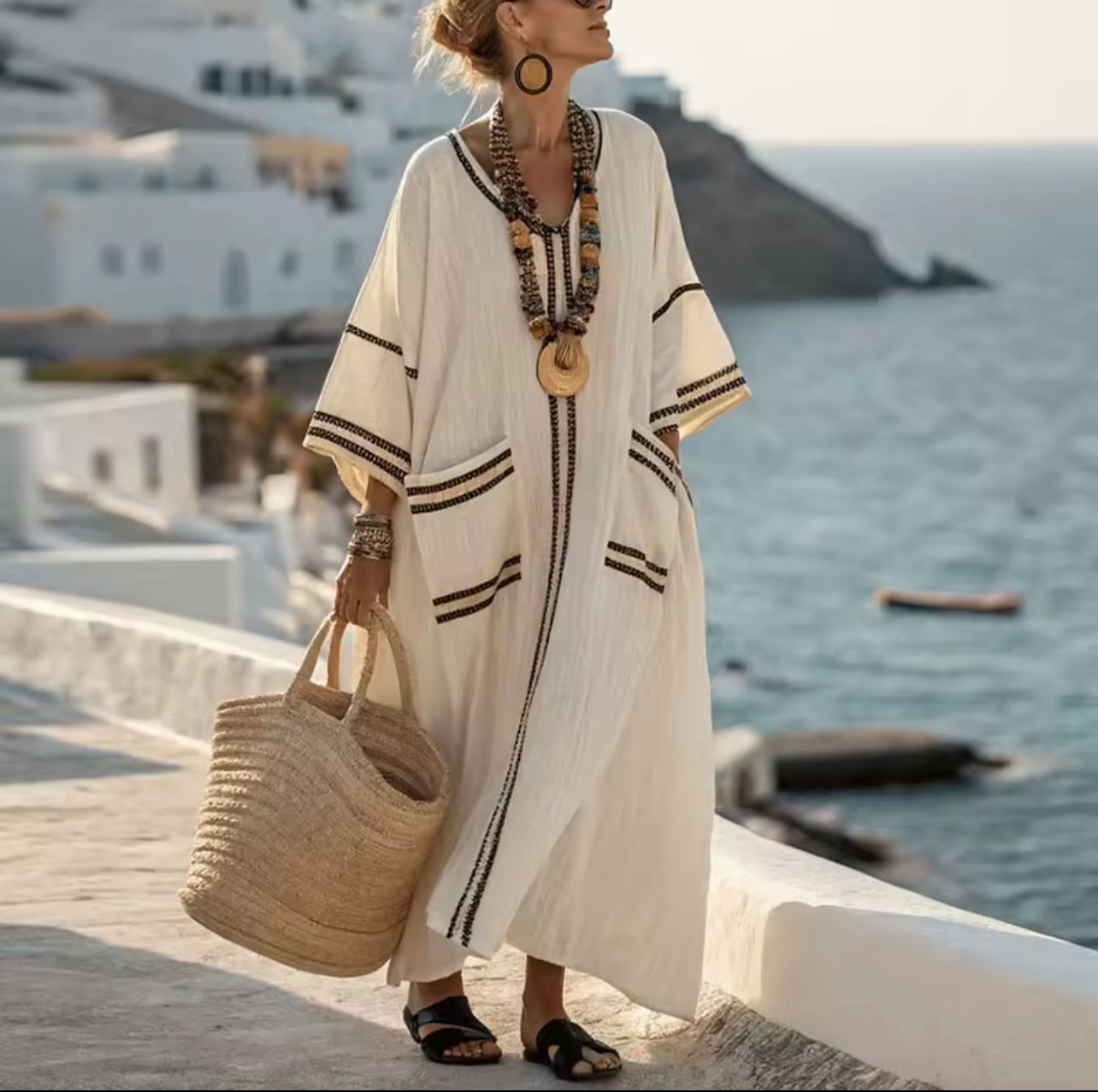 Isotta | Abito Lungo da Mare per un'Estate Elegante