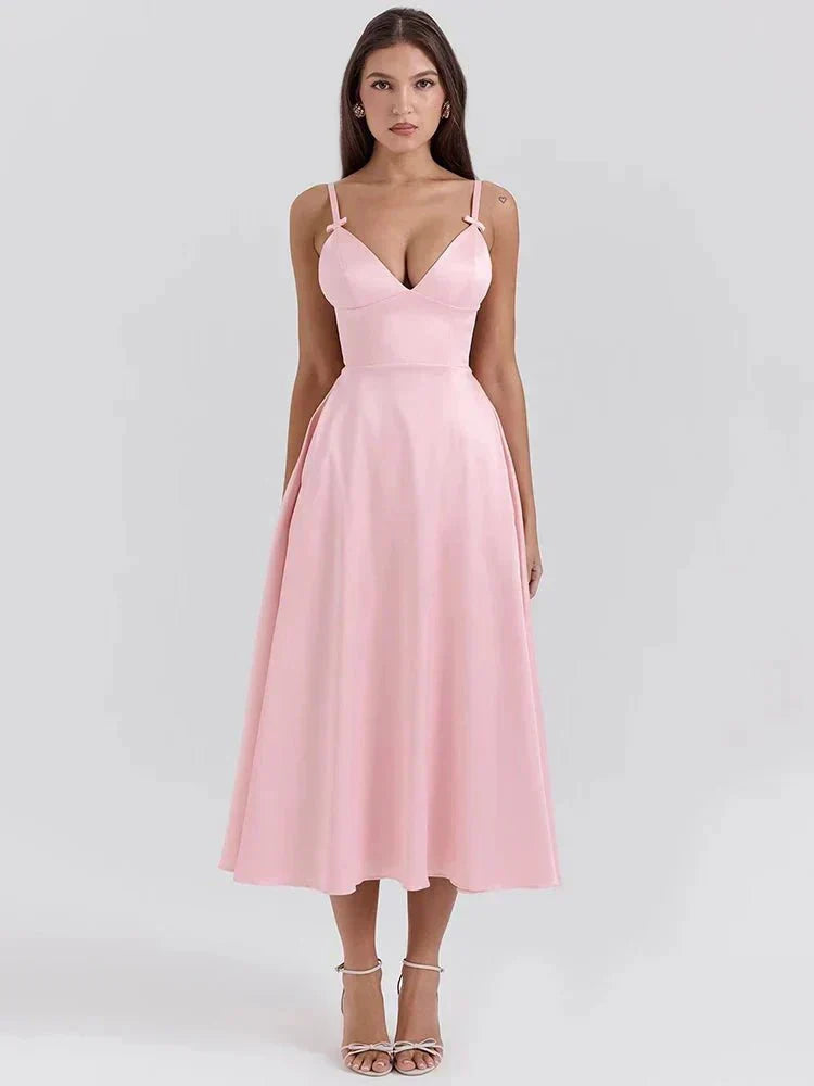 Abito in Raso Glamour Vintage