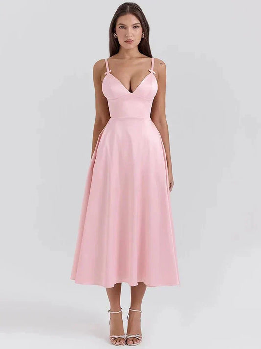 Abito in Raso Glamour Vintage
