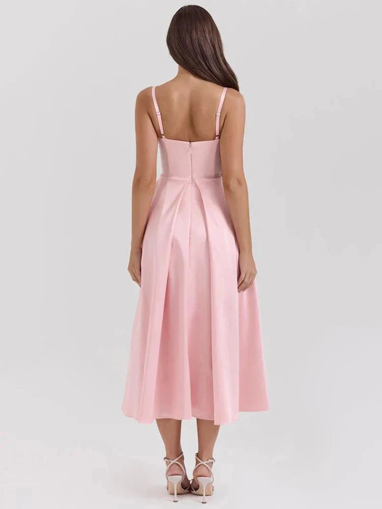 Abito in Raso Glamour Vintage